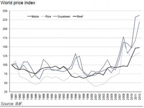 world food price index