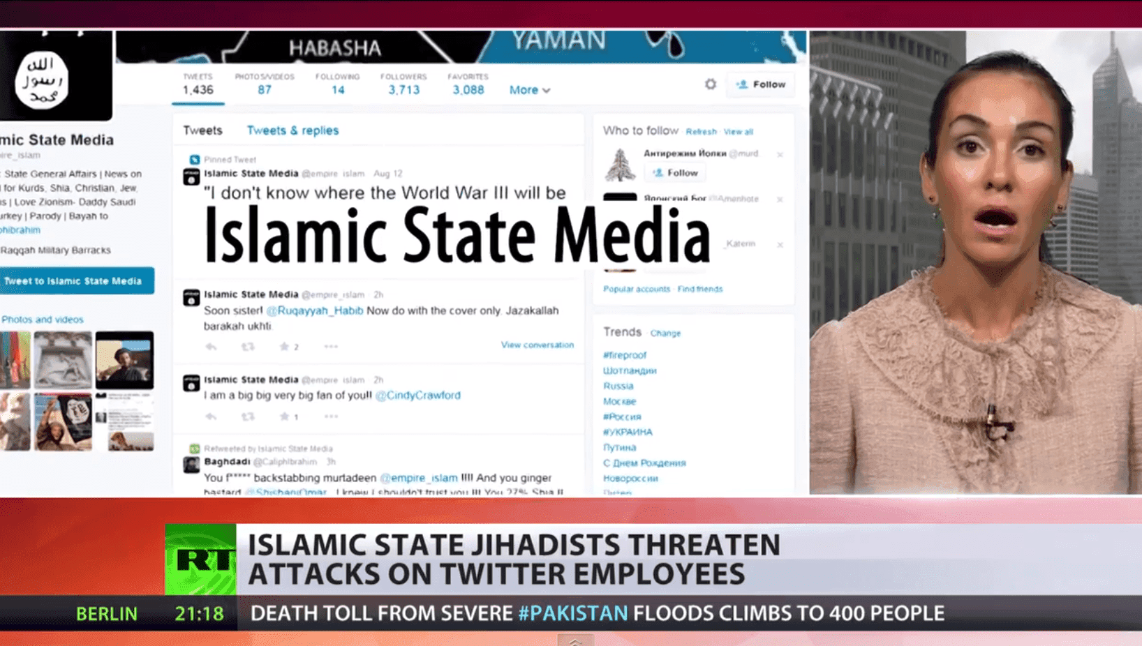 Online Vengeance: ISIS threatens to assassinate Twitter employees