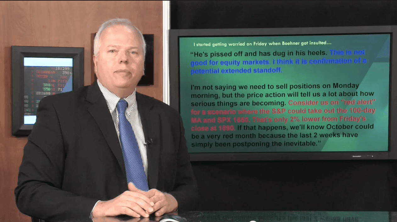 Stock Market Forecast for October 2013