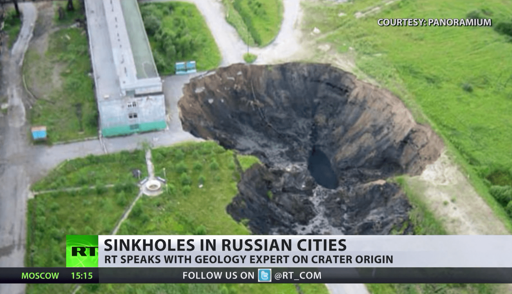Mysterious sinkholes spreading across Russia's Urals