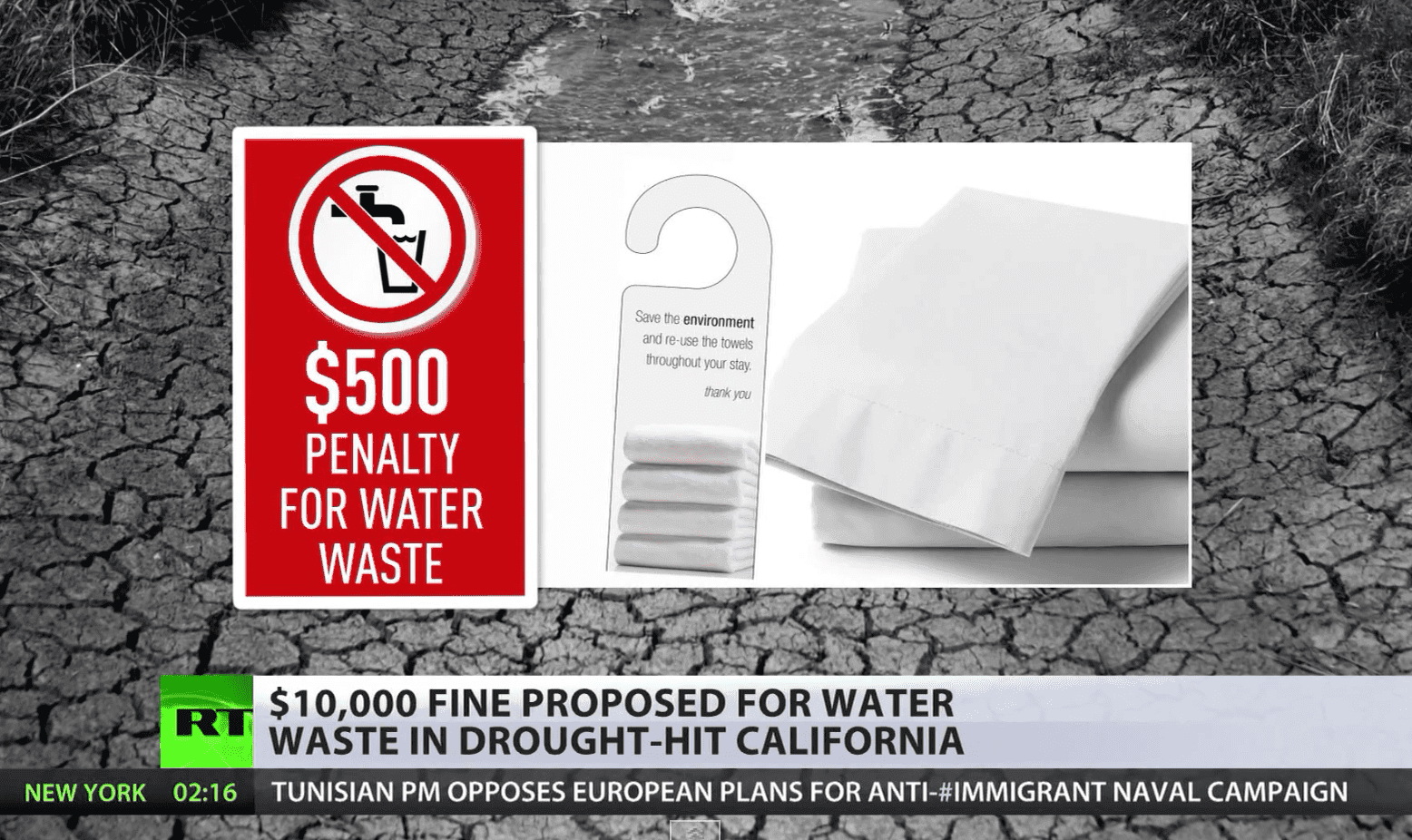 California Disastrous Drought: $10k fine for water wastage?