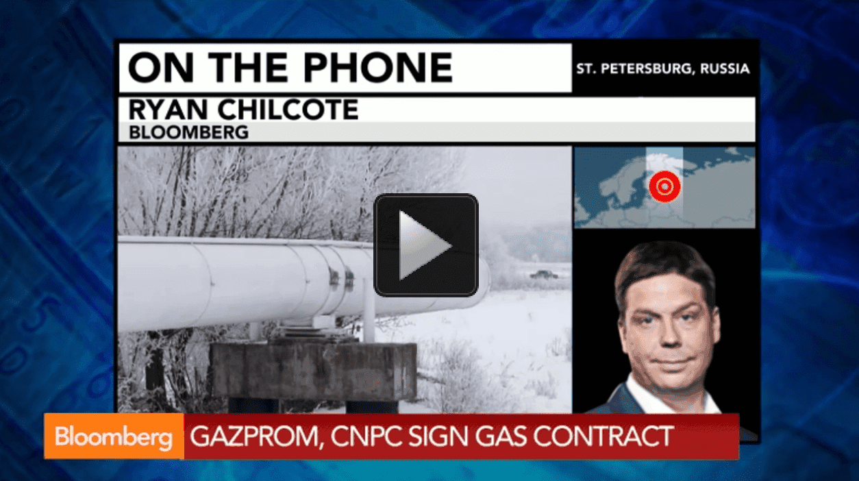 Russia Secures Three-Decade China Gas-Supply Deal