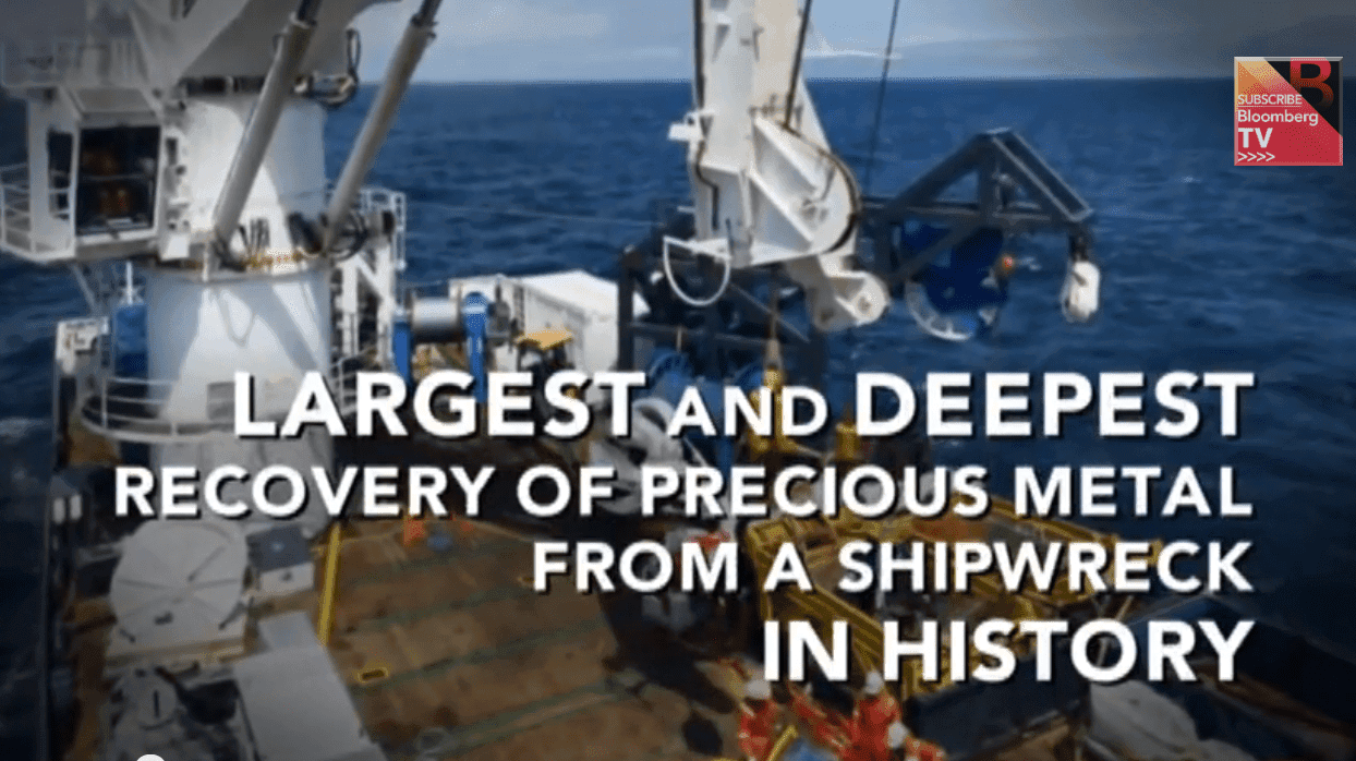 Behind Odyssey Marine Exploration's Recovery of $36 million of Silver Bullion