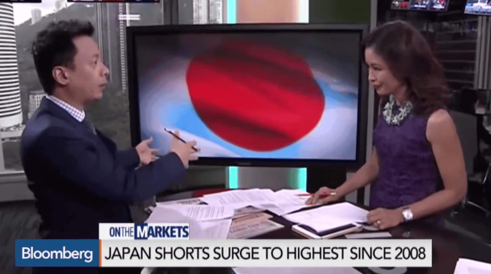 Japan Shorts Surge to Highest Since 2008