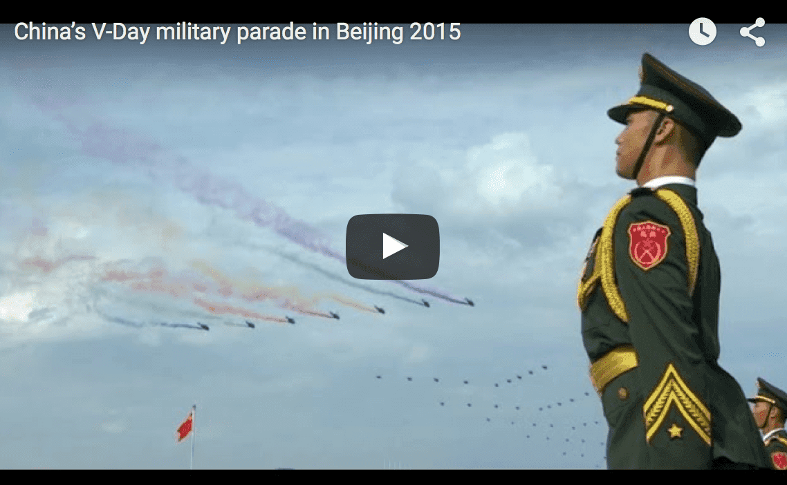 China’s V-Day military parade in Beijing 2015