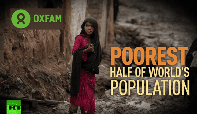62 world’s richest people own same wealth as half the world