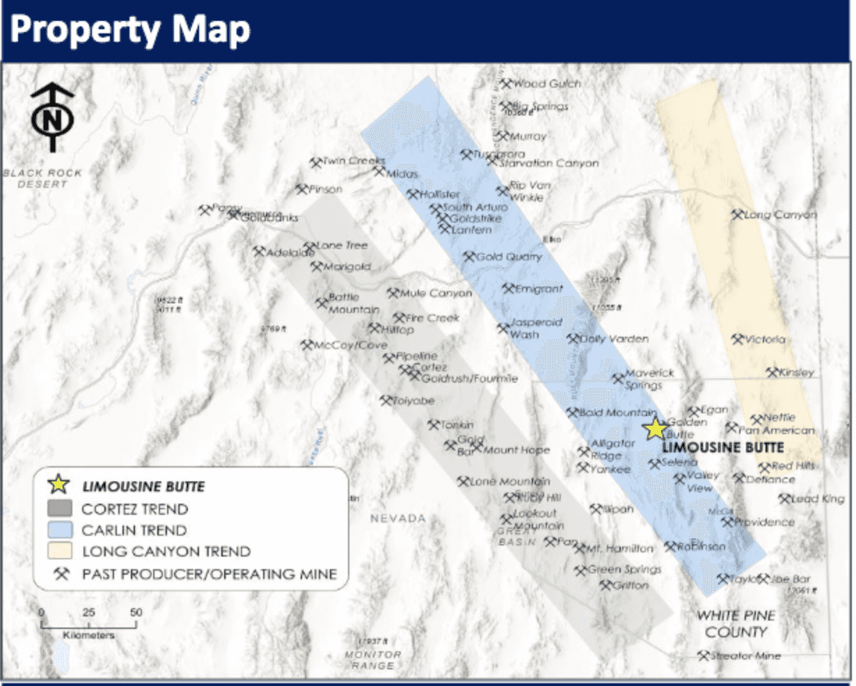 NevGold property map