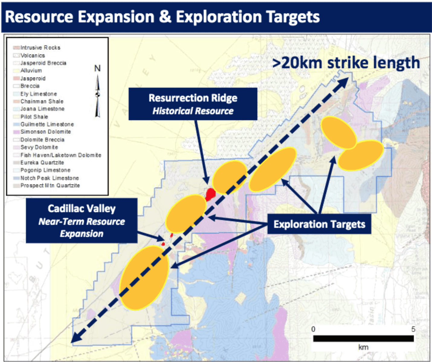 NevGold Resource and Exploration Target