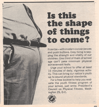 old fitness newspaper