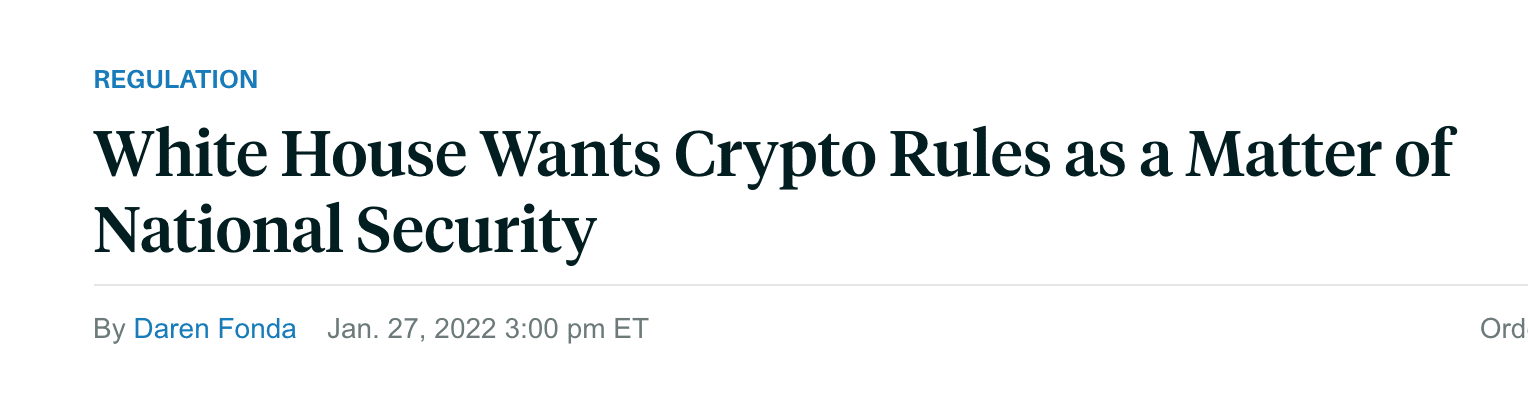 policy maker headline tame crypto