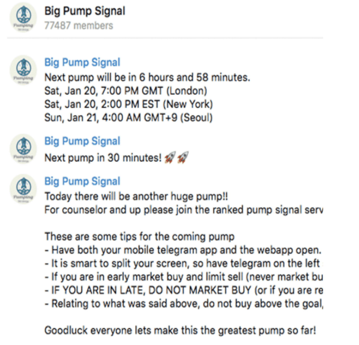 big pump signal