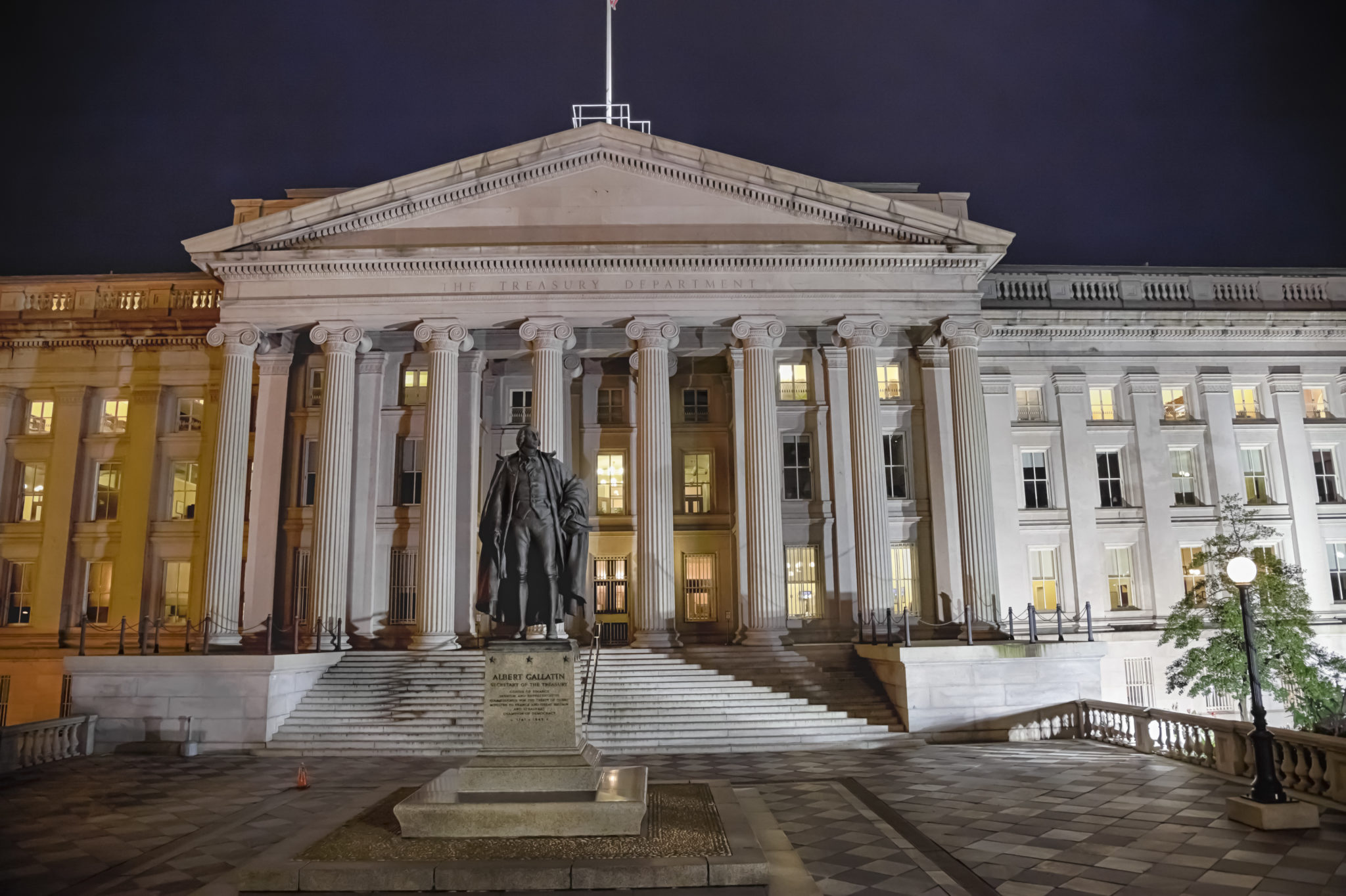 US Treasury Department in Washington D.C