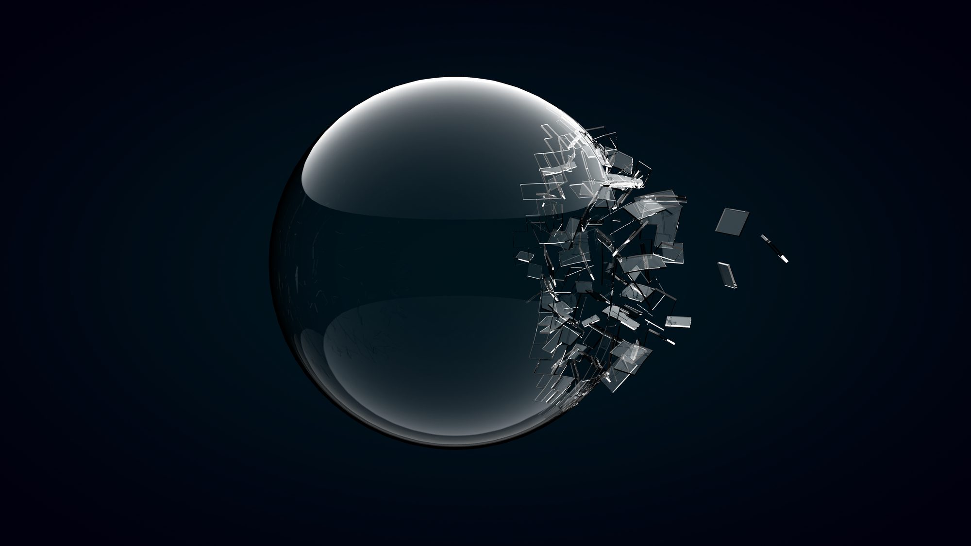 broken crystal ball