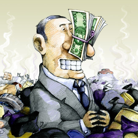 corrupt politician