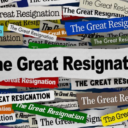 The Great Resignation Quit Job Newspaper Headlines Staff Employee Shortage