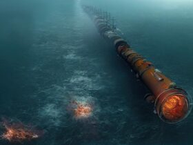Blowing up underwater gas pipelines.