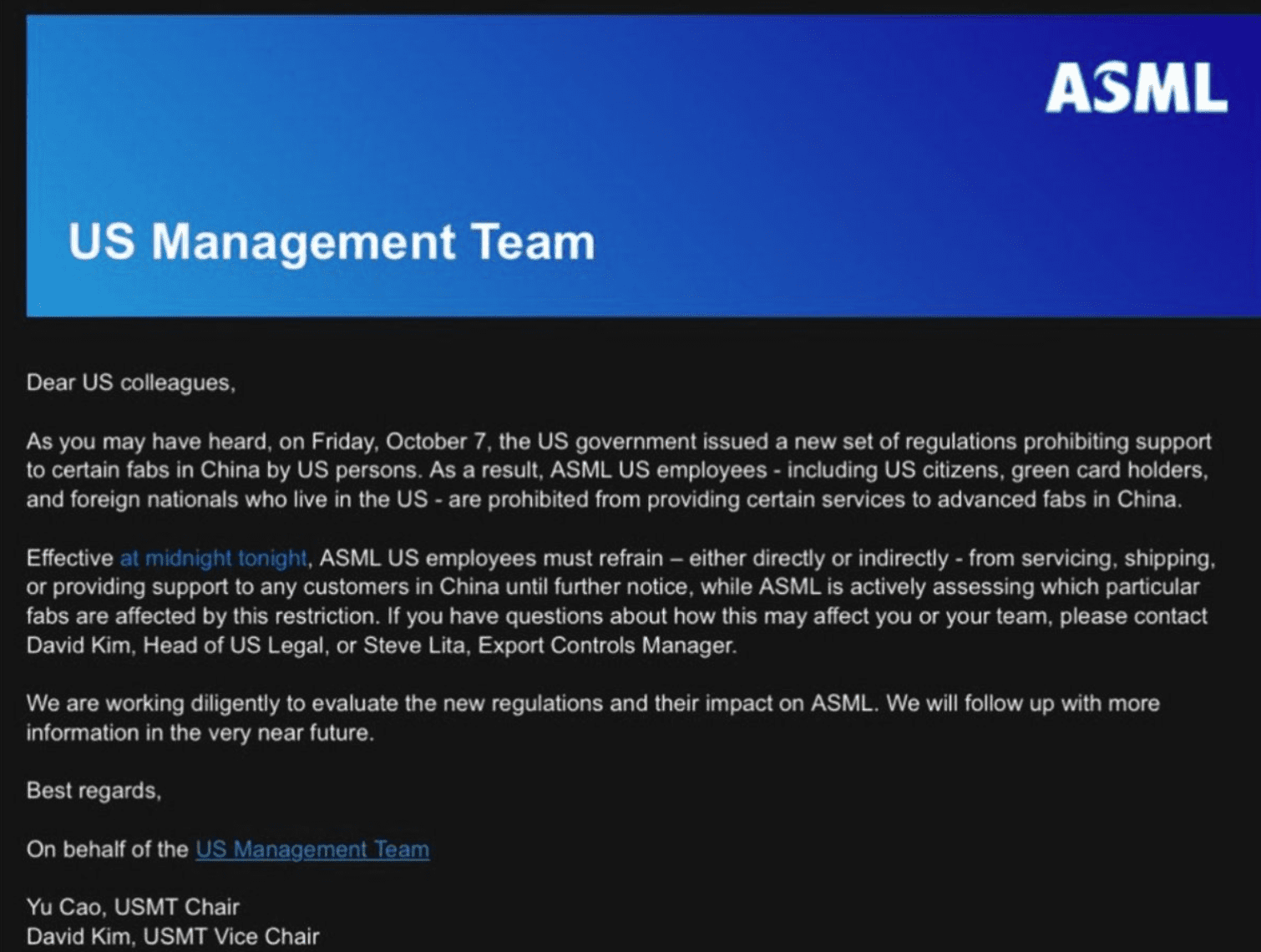 asml update