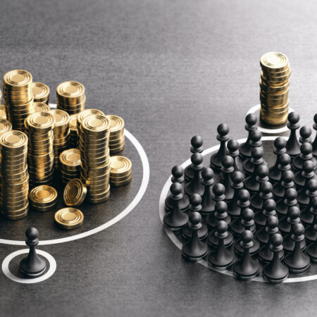 Economic inequality. Rich vs poor