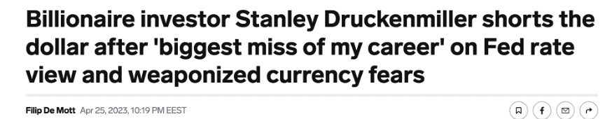 druckenmiller shorts dollar headline