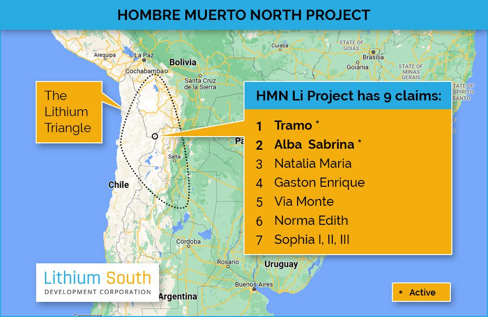 Lithium South sits in the middle of the lithium triangle. 