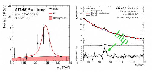 higgs boson blip