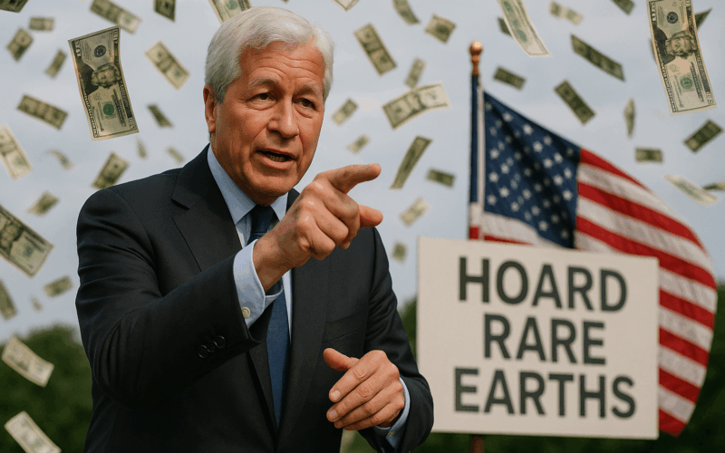 jamie dimon tells americans to hoard rare earths