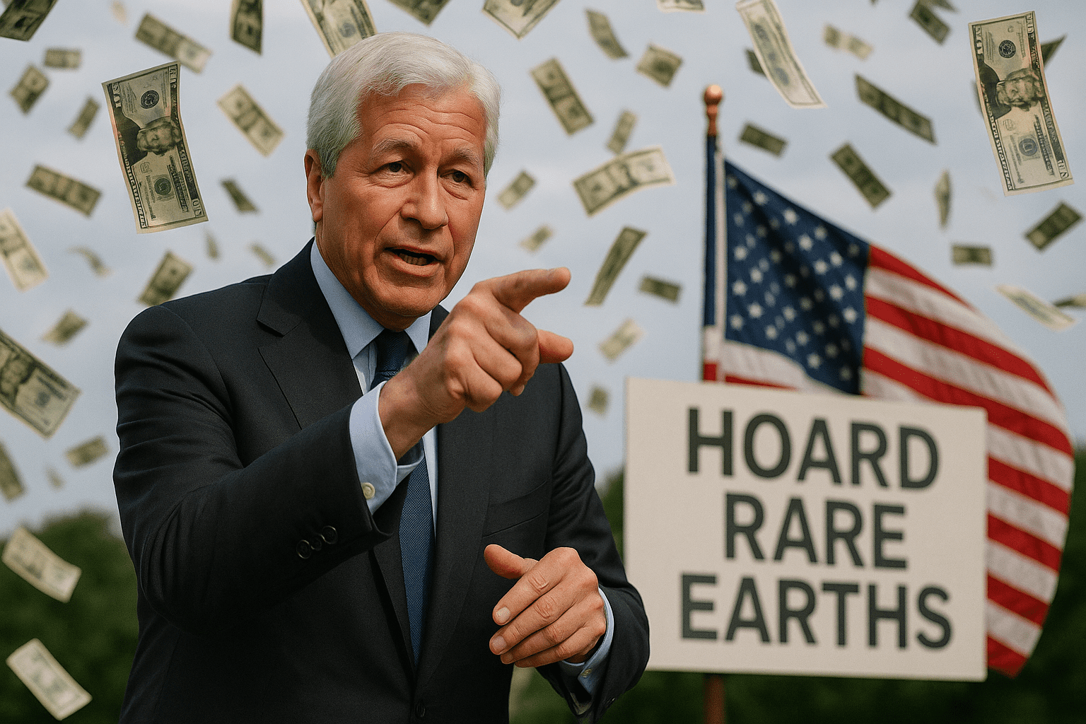 jamie dimon tells americans to hoard rare earths